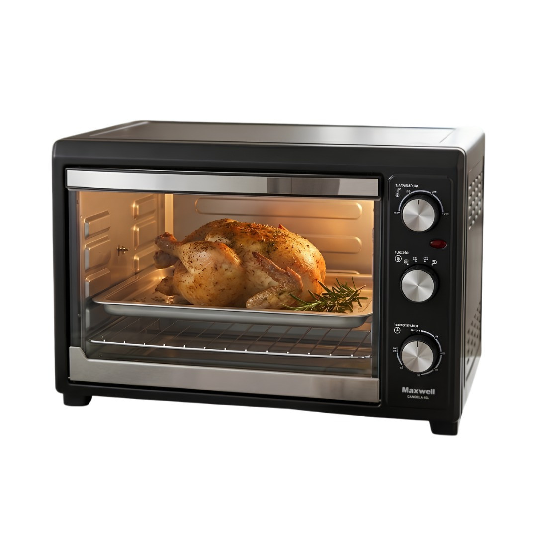 COD:10228 - HORNO MAXWELL CANDELA 45LTS NEGRO