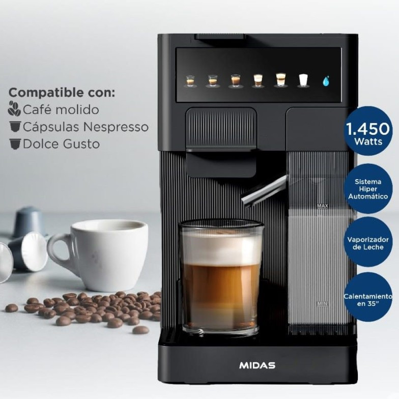 COD:10293 - CAFETERA MIDAS AUTO PREMIUM BARISTA 1450