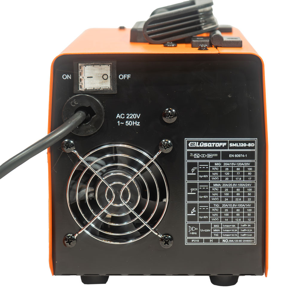 COD:10402 - SOLDADOR INVERTER LUSQTOFF DUAL SML120-8
