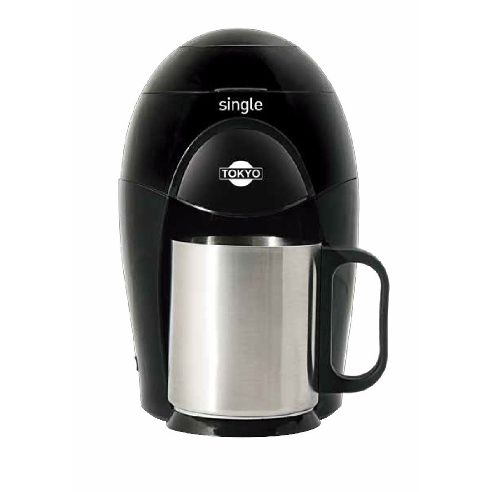 COD:111000208 - CAFETERA PERSONAL TOKYO SINGLE C/TAZA ACERO INOX INCLUIDA 350W