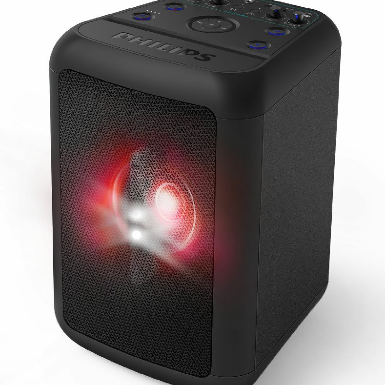 COD:111000348 - PARLANTE PHILIPS PARTY TANX100/10 BL, USB, IN 3.5, WOOFER 10 80W