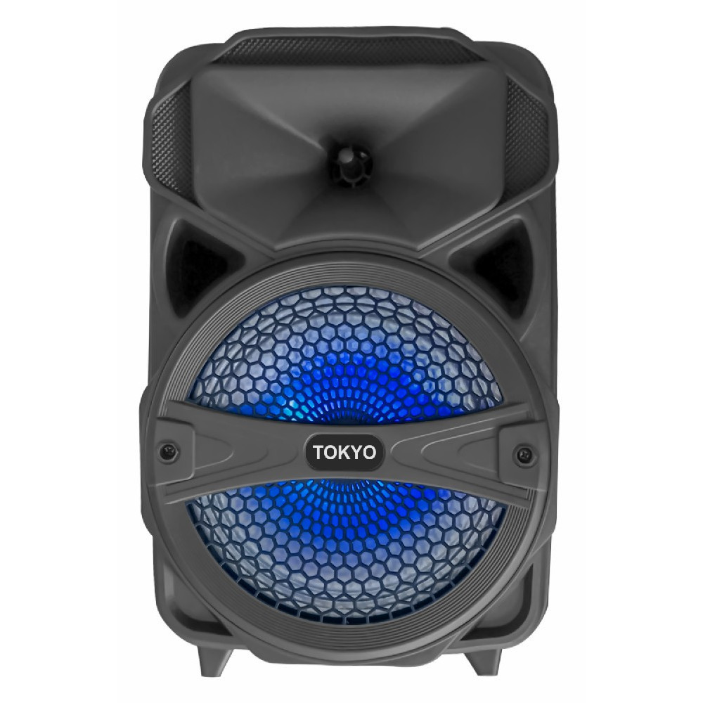 COD:111000386 - PARLANTE TOKYO PARTY 8 LUZ LED BLUETOOH FM/USB/SD/MIC.S/CABLE C/CONTROL CARGA US