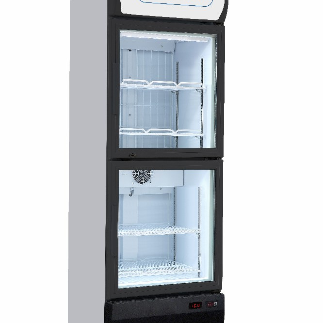 COD:111000447 - VISICOOLER DOBLE PUERTA P/BEB-CERVEZA ECOSILKON FREEZER 156 L/HELAD 143 L