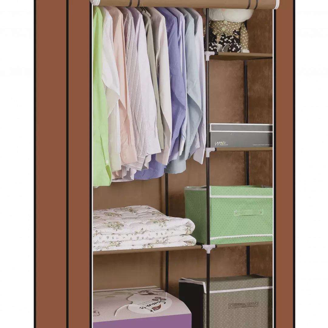 COD:333000434 - ROPERO DECOTEAM MARRON 105*45*170CMS DDR-005