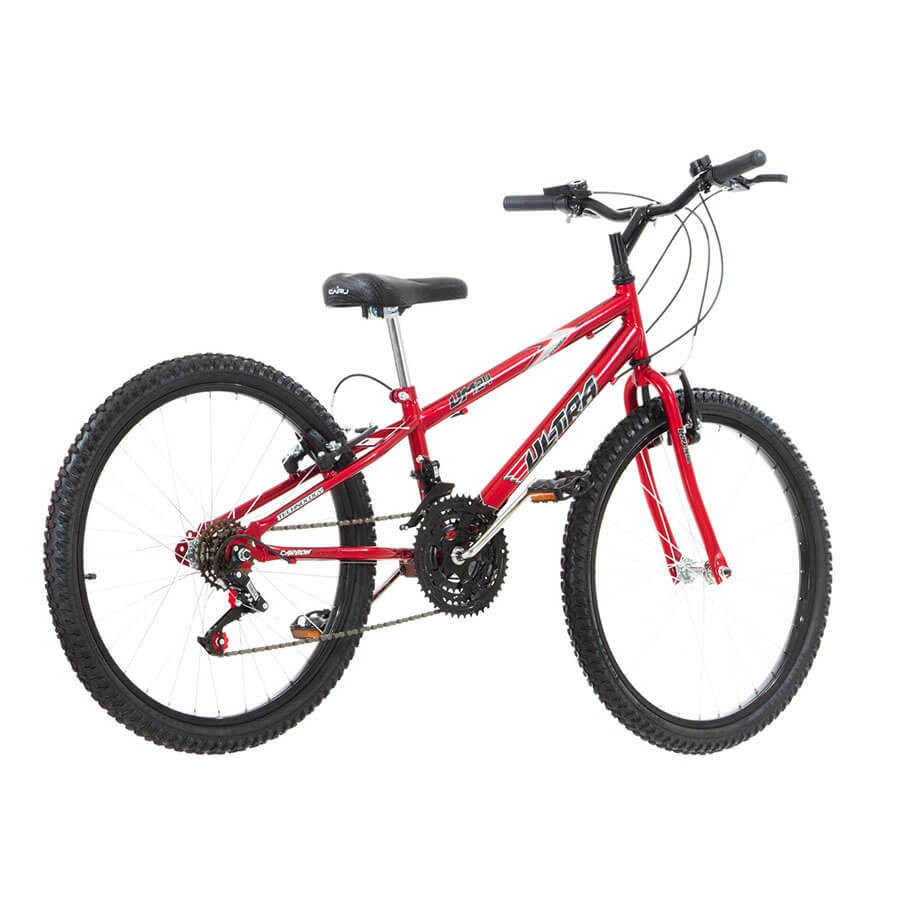 COD:444244602 - BICICLETA ARO 24 REBAJADA ULTRA BIKES ROJO