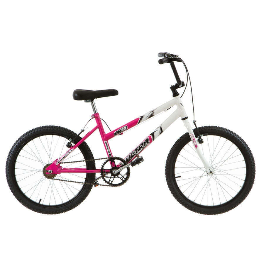 COD:444244640 - BICICLETA ARO 20 BICOLOR ULTRA BIKES ROSA|BLANCO