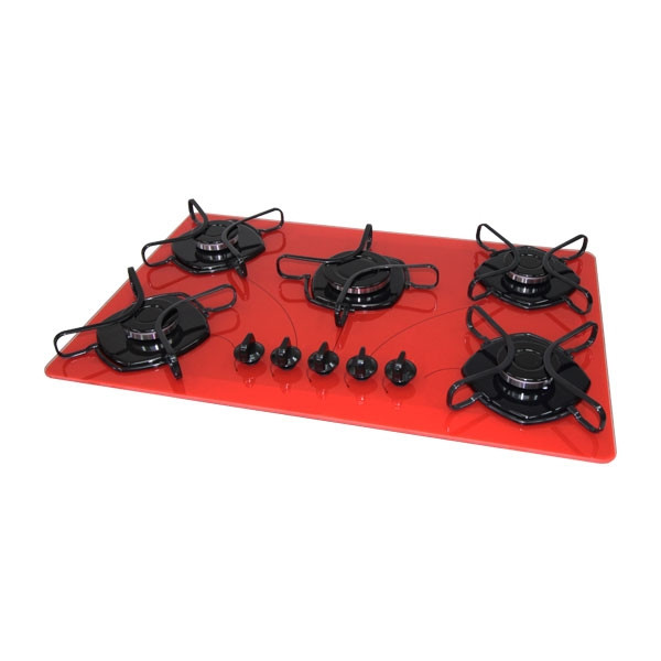 COD:444261548 - COOKTOP 5 HORNALLAS ABBATEC ROJO
