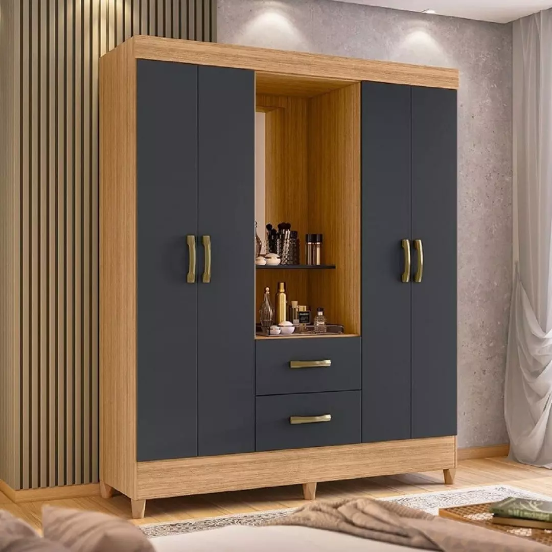 COD:77701770 - ROPERO MOBI CAPELA NATURE/TITANIUM (ALBATROZ)