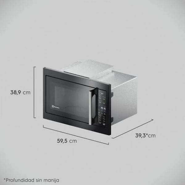 COD:9386 - MICROONDAS ELECTROLUX EMPOT. 30L TP24G5G