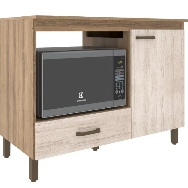 COD:8555 - BALCON MOVEIS SUL COOK TOP ROMA 1C/1P